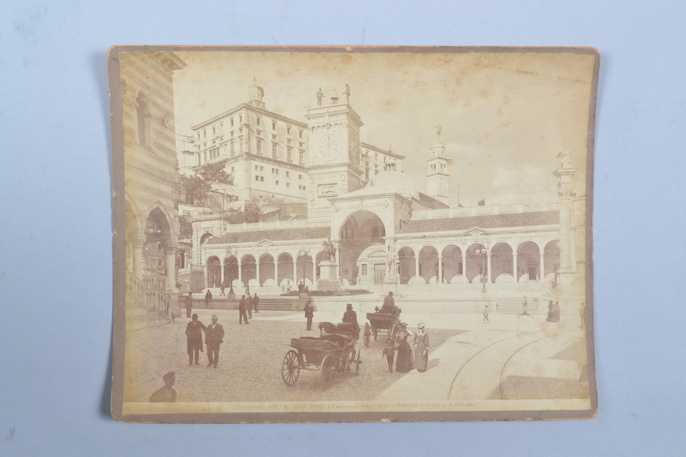 Fratelli Alinari Architectural Card-Mounted Albumen Prints for Graphoscopes, including Italian
