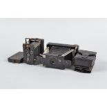 Two Strut Folding Cameras, a Murer & Duroni Sprite 4.5 x 6cm plate camera, serial no 2181, shutter