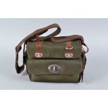 A Leica Klaus Bree Universal New Generation Case, serial no 0316, olive green, condition VG, with