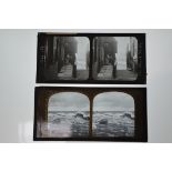 Late 19th Century Topographical Stereoscopic Glass Diapositives, amateur, British, mainly by '
