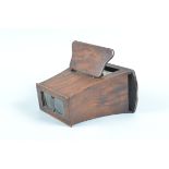 A mid-19th Century Maple-Veneered Brewster Stereoscope, overall G, but mirror a.f. and diffused