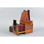 A Marion Soho Tropical Reflex Camera, 3¼ x 4¼in, sold by Sands, Hunter & Co, 37 Bedford Street,
