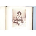 A fine late 19th Century Cloth Folio Travel Album of Fijian Interest, images probably taken or