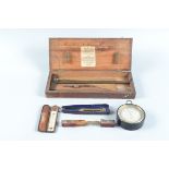 Various Instruments, W & S Jones pair of dividers, in fitted case; mid-19th Century Thomas Jones &