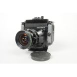 A Horseman SW612 Professional Camera, serial no 730063, with extended base, shift, rise and fall