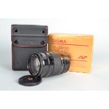A Sigma AF 18-35mm f/3.5-4.5 Aspherical Lens, Minolta AF mount, serial no 1016961, barrel G,