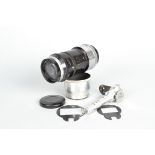 A Stewartry Trinol Anastigmat 105mm f/3.5 Lens, serial no 034592, Leica 39mm screw mount, made by