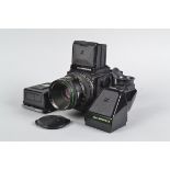 A Zenza Bronica ETRS Camera, serial no 7106194, shutter working, body F-G, light wear to back,