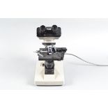 A modern Nikon Alphaphot YS Binocular Compound Microscope, with three objectives, G