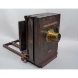 A No 7A Century Studio Camera, tailboard construction, original format 10 x 10in, made by Eastman