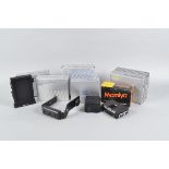 Mamiya Accessories, a M645 Super 120 roll film holder N, RZ67 pro II Polaroid film holder HP702, 645