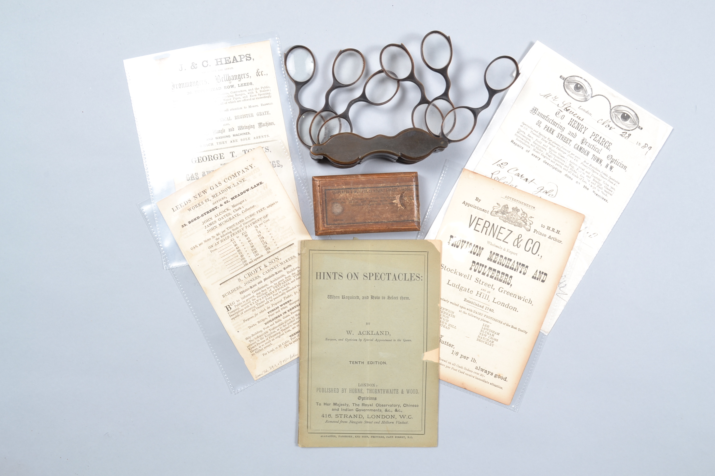 Various Items of Spectacles Interest, Hints on Spectacles', Acland, W, 10th Ed, Horne and