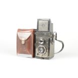 A Rolleicord I 'Diamond Pattern Art Deco' TLR Camera, serial no 030680, circa 1935, body F, black