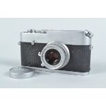 A Leitz Wetzlar Leica MDa Camera, chrome, serial no 1 410 554, 1975/6, body G, shutter working, with