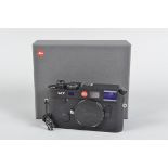 A Leica M7 0.72 Black Body, serial no 3 509 934, 2008, body VG, shutter firing on mechanical (1/60 &