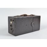 A Beck Frena Number 22 Detective Box Camera, circa 1909, magazine camera for sheet film, magazine