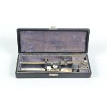 A 20th Century Amsler Planimeter, in fitted case, 255mm wide, G