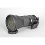 A Tamron SP 150-600mm f/5-6.3 SP Di VC USD Lens, Canon EF mount, serial no 063331, barrel G-VG,