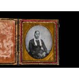 Mid-19th Century American Cased Portrait Daguerreotypes, sixth-plate - Jesse Whitehurst, young