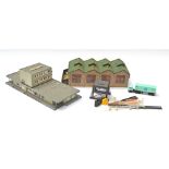 Large quantity of 00 and H0 Gauge Buildings and Accessories mostly in played with and damaged