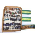 A Collection of Hornby O Gauge 'Dinky Toy' Figures, all of the later (smaller) series, station