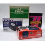 Boxed Remote Controls, six examples Futaba 2ER-AM two channel remotes (3) and FP-2NCR Attack Sport