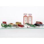 Morestone Esso Petrol Pump and Budgie Miniatures, No 19 Rover 105, green body, in original box (