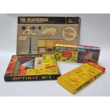 Optikit and Tri-ang The Weatherman Educational Toys, Optikit No 00 Microscope, Conversion Set 00A to