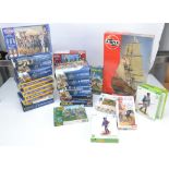 Napoleonic Figure Kits and HMS Victory, a boxed group including 28mm Perry Miniatures French and