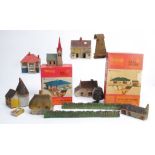 Tri-ang 00 Gauge Countryside Series Rubber Buildings and Model Land and other Accessories, Rubber