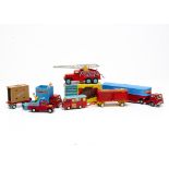 Chipperfield Circus Corgi Toys, 426 Booking Office, 1121 Crane Truck, 1123 Circus Cage (2), one