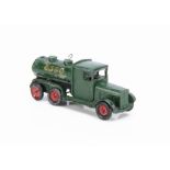 A Pre-War Skybirds 6-Wheel 'Esso' Tanker, dark green lead body, 'Esso' decals, red hubs, G