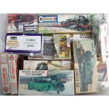 Large quantity of Airfix and a few Kitmaster and Dapol 00 Gauge Locomotive kits, including Biggin