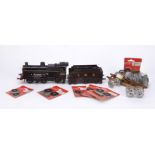 A Leeds Model Co or similar O Gauge electric LMS '4F' 0-6-0 Locomotive and Tender, with