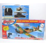 Remote Control Attack Helicopter and WWII Fighter, boxed models 9088 3D Flight attack helicopter