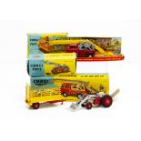 Corgi Toy Farm Vehicles, 57 Massey-Ferguson 65 Tractor with Fork, 58 Beast Carrier with four