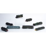Trix 00 Gauge DC Locomotives, BR green 4-4-0 'Pytchley', BR black 0-6-2 T and repainted green 0-6-