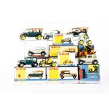 Politoys Microminiature Plastic Models, including No 115 Lancia Landa, No 100 Fiat Modello 4 1911 (