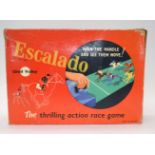 1960S Chad Valley Escalado Horse Racing Game, comprising five lead horse and race track, in original