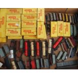 Tri-ang and Peco TT Gauge goods Rolling Stock, Tri-ang, 27 boxed trucks and 32 unboxed including