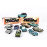 Russian/USSR Diecast, including Gaz 13 Limousine, Gaz 14 Limousine, in original boxes, loose Politoy