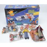 1960s-90s Space Precinct and Other Figures, a boxed Space Precinct Vivid Imaginations 54017 Police