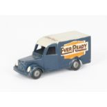 A Timpo Toys 'Ever Ready' Box Van, c 1949, dark blue body, white roof, 'Ever Ready' decals, bare