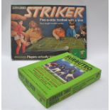 1970s Subbuteo and Striker Football Games, Subbuteo Continental Club Edition comprising blue and red