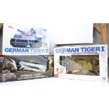 SQS and WSN Remote Control 1/16 Scale German Tanks, boxed 3818-1 Tiger Tank and 3818-9 Tiger Tank