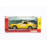 Dalia Solido (Spain) No 80 Maserati 3 5, yellow body, black bonnet, rally decals, black interior,