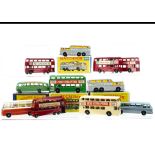 Matchbox Lesney 1-75 Series Buses and Coaches, including 21b Bedford Coach, MW, 74b Daimler
