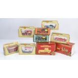 Matchbox Models of Yester and Lledo Diecast Vehicles, a boxed collection of vintage private and