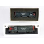 Boxed American O Gauge 2-rail Southern Pacific Diesel Locomotives by Atlas and Weaver, RSD 7/15 Co-