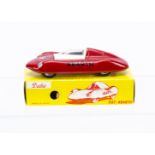 Dalia Solido (Spain) No 13 Fiat Abarth, red body, white canopy, spun hubs, in original box, E, box